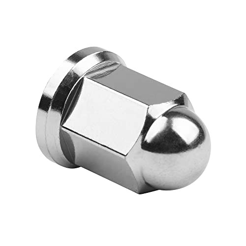 Titanium M8 M10 Dome Head Acorn Nuts for Bicycle Motorcycle Exhaust M6 Silver