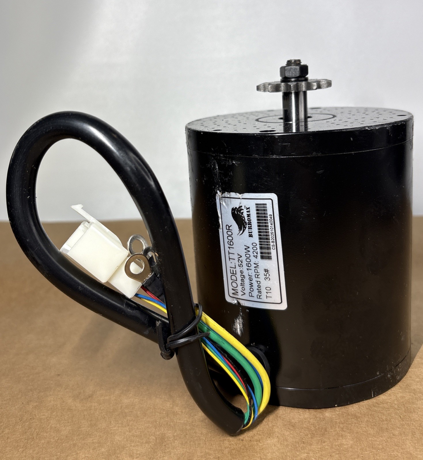Burromax TT1600R 52V 1600W Brushless Motor Rated RPM 4200