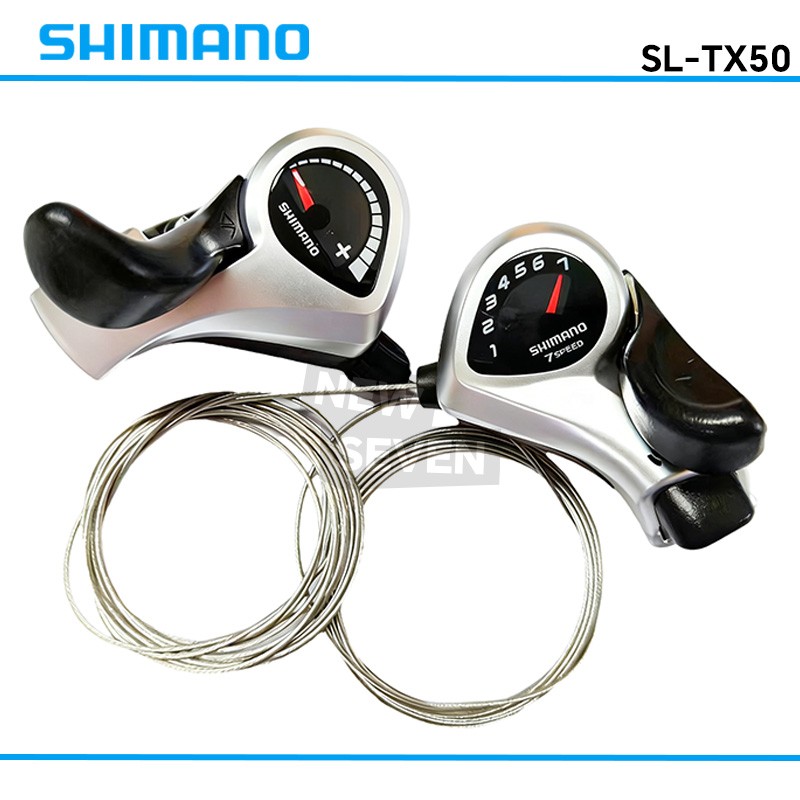 Shimano Tourney SL-TX50 Thumb Gear Shifters 3/7/21 Speed Shifter Optical Display