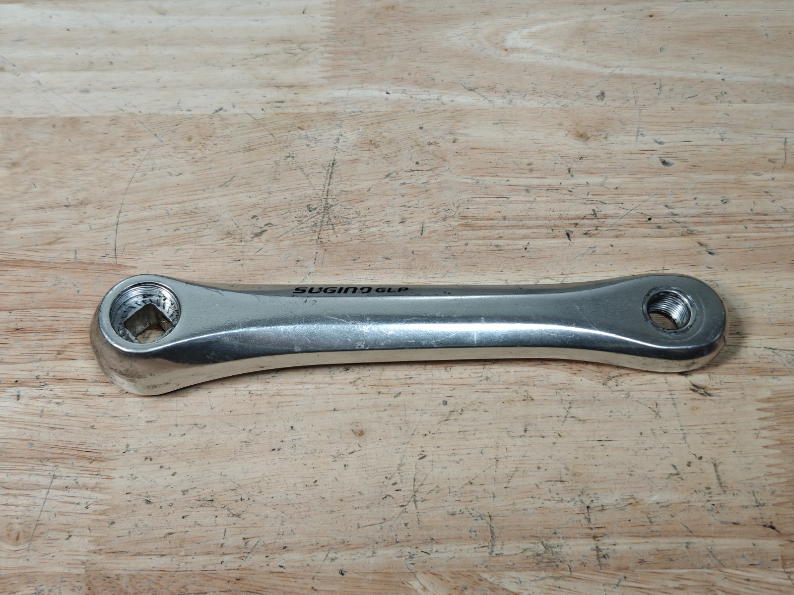 Vintage Sugino GLP Crankset JIS Taper 170mm 52/42 tooth chainrings