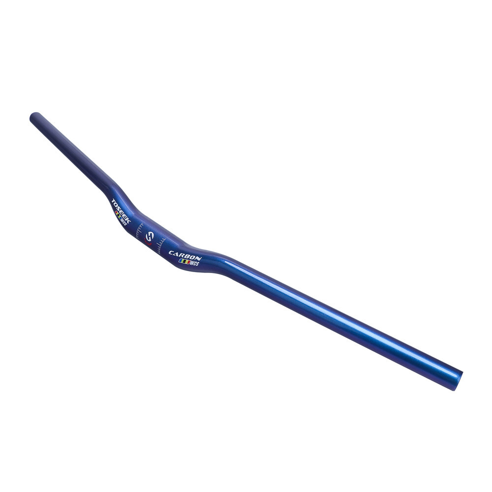 TOSEEK Full Carbon Bicycle Handlebar MTB Bike Flat Bar Riser Bar 31.8*580-760mm