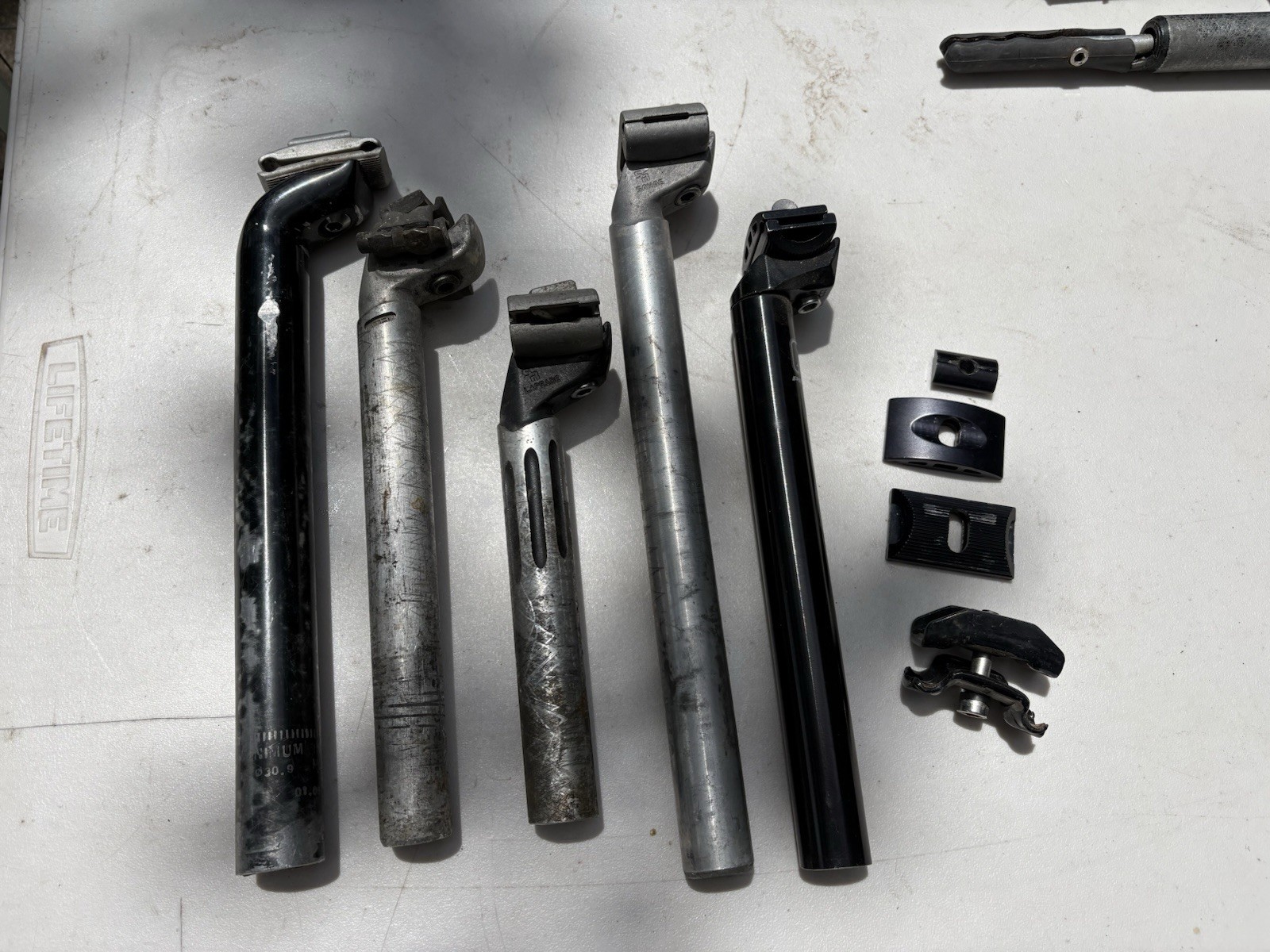 Seat post LOT SR SAKAE Saddle seatpost pillar clamps bike part various