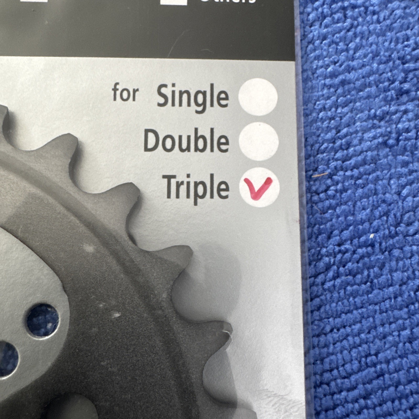 SHIMANO 105 CHAINRING FC-5703 SG-X 74MM BCD X A-30T 10 SPD SILVER NIP