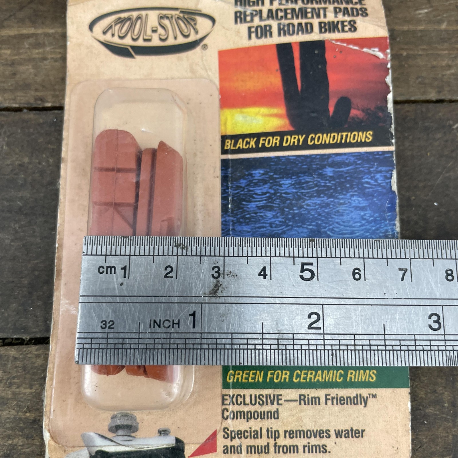 Kool-Stop Dura-Type Road Bike Brake Pads Salmon Wet Weather KS-DURASA USA