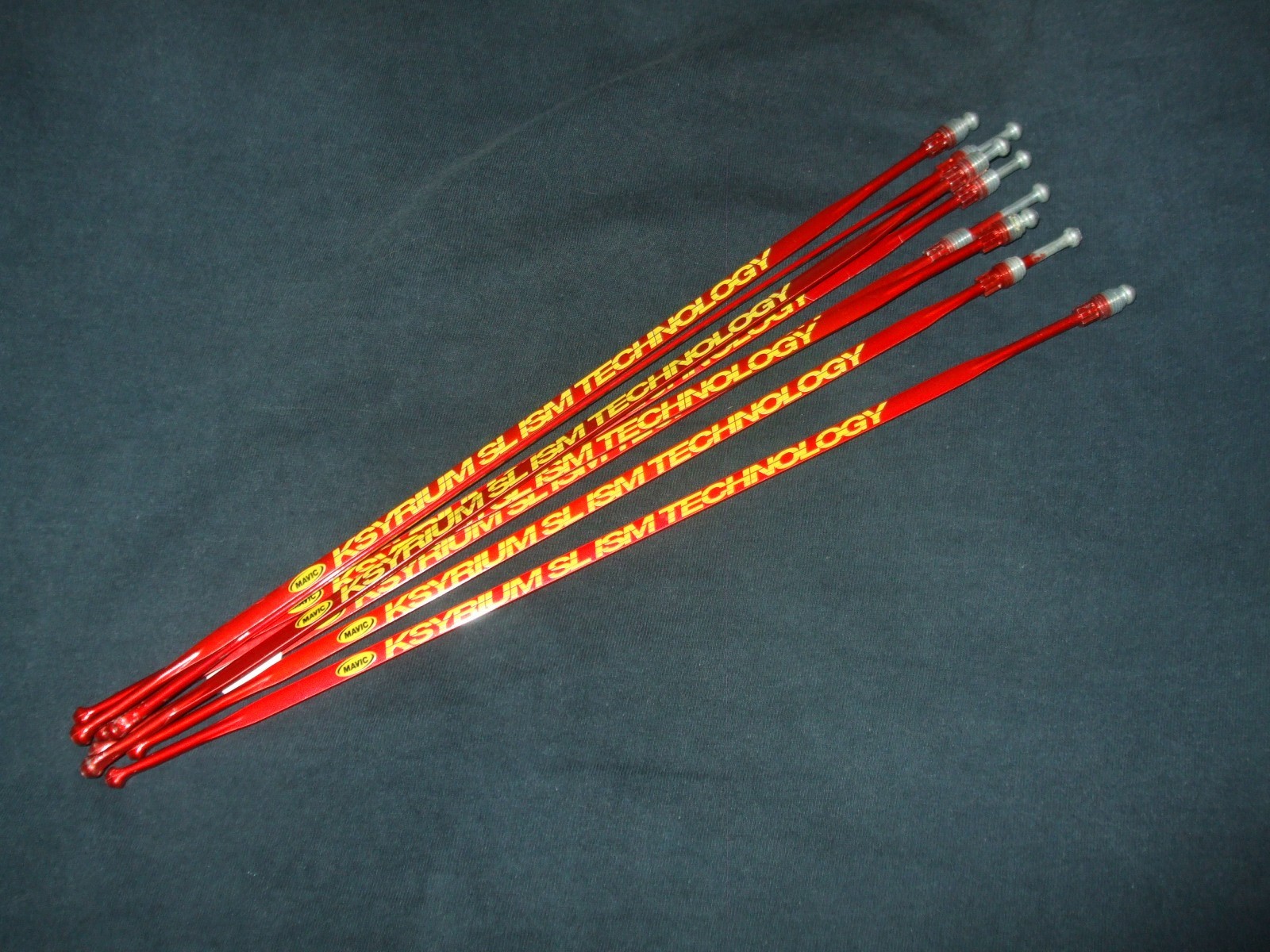 Mavic Ksyrium-SL Spoke, Red w/ Decal (Individual Spokes)