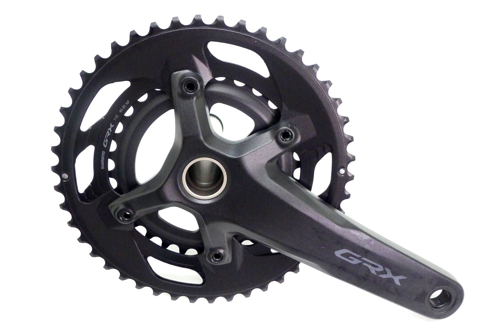 Shimano GRX FC-RX600-11 2×11 Speed 46/30T 172.5mm Gravel Crankset (Without BB)