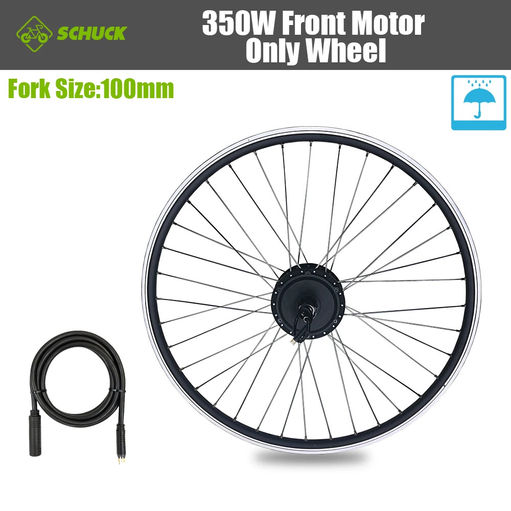 350W E-bike Front Rear Rotate/Cassette Drive Motor Waterproof Conversion Kit