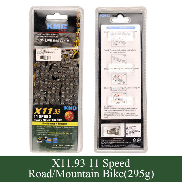 KMC Bicycle Chains 6 7 8/9/10 11 12 Speed MTB RoadBike Chain X8/X9/X10/X11.93