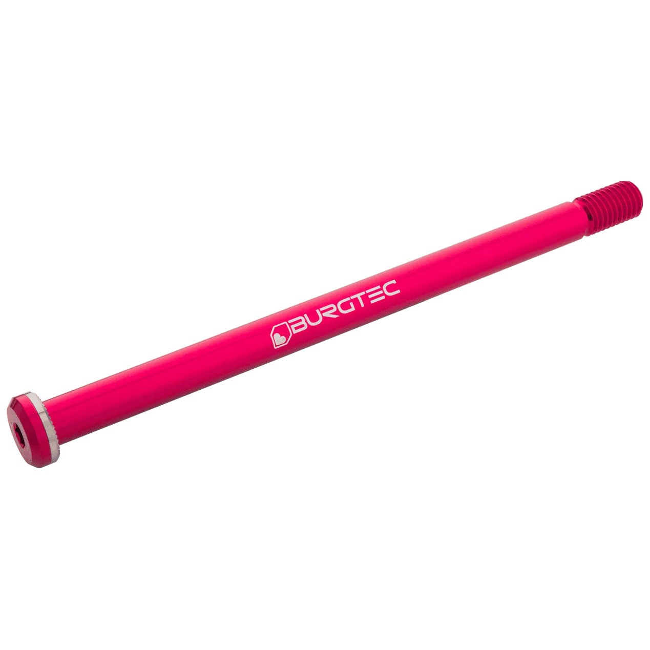 Burgtec 188mm x 12mm 1.00mm Pitch Rear Axle, Toxic Pink