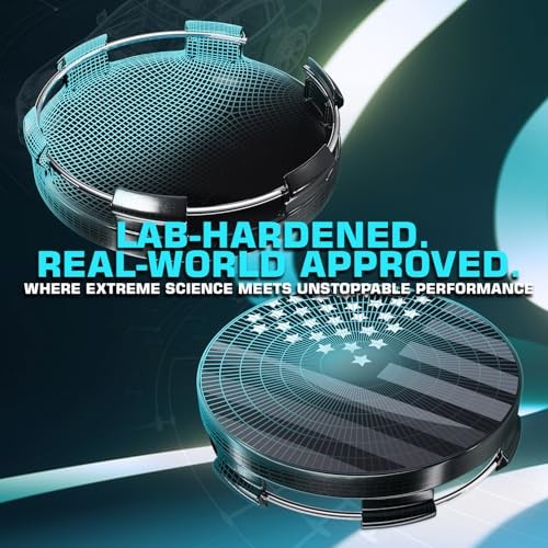 56MM 2.2 Inch Wheel Outer 56MM , Inner 53MM Gloss Black with American Flag