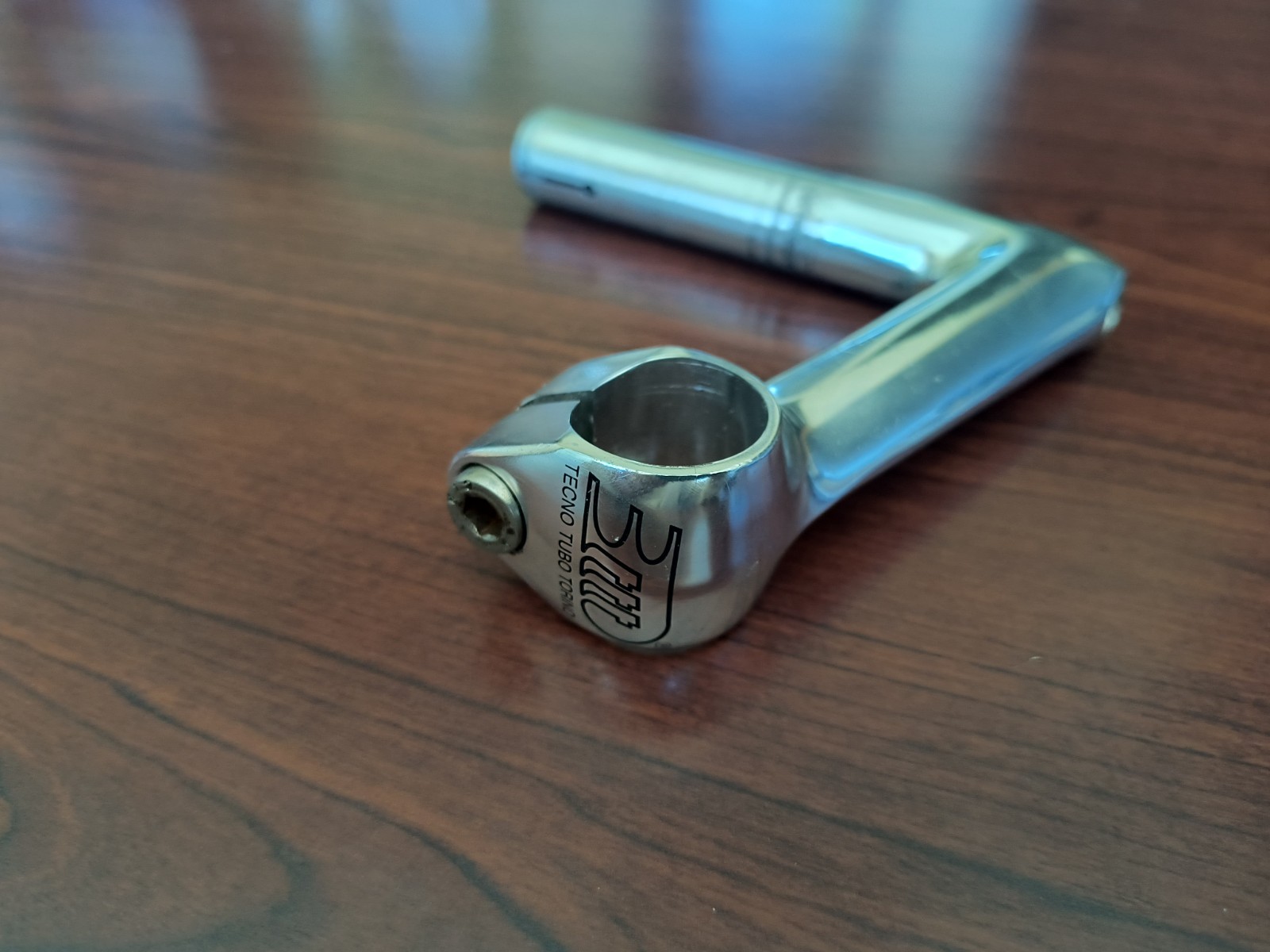 3ttt Tecno Tubo Torino Thread Quill Stem, 110mm, Silver/Chrome, Made In Italy
