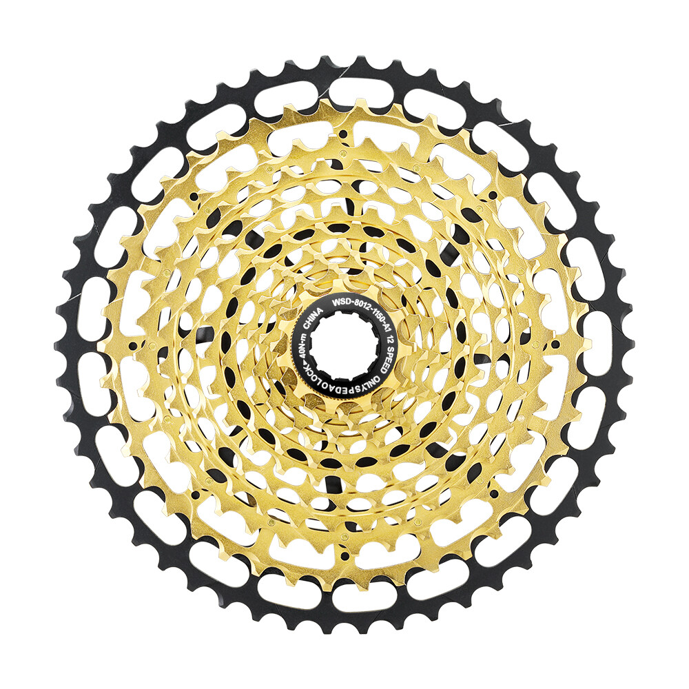 12 Speed MTB Freewheel 11-50T Mountain Bike Cassette CNC Gold For Shimano HG