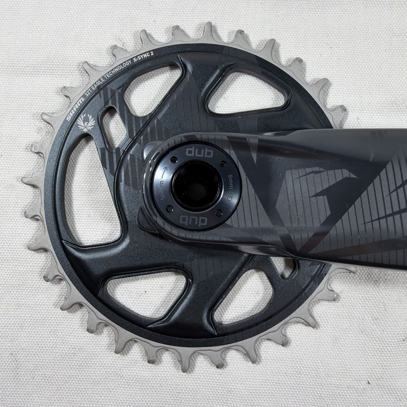 SRAM GX Eagle Crankset, Super Boost DUB, 170mm, 32T narrow wide, Lunar Gray