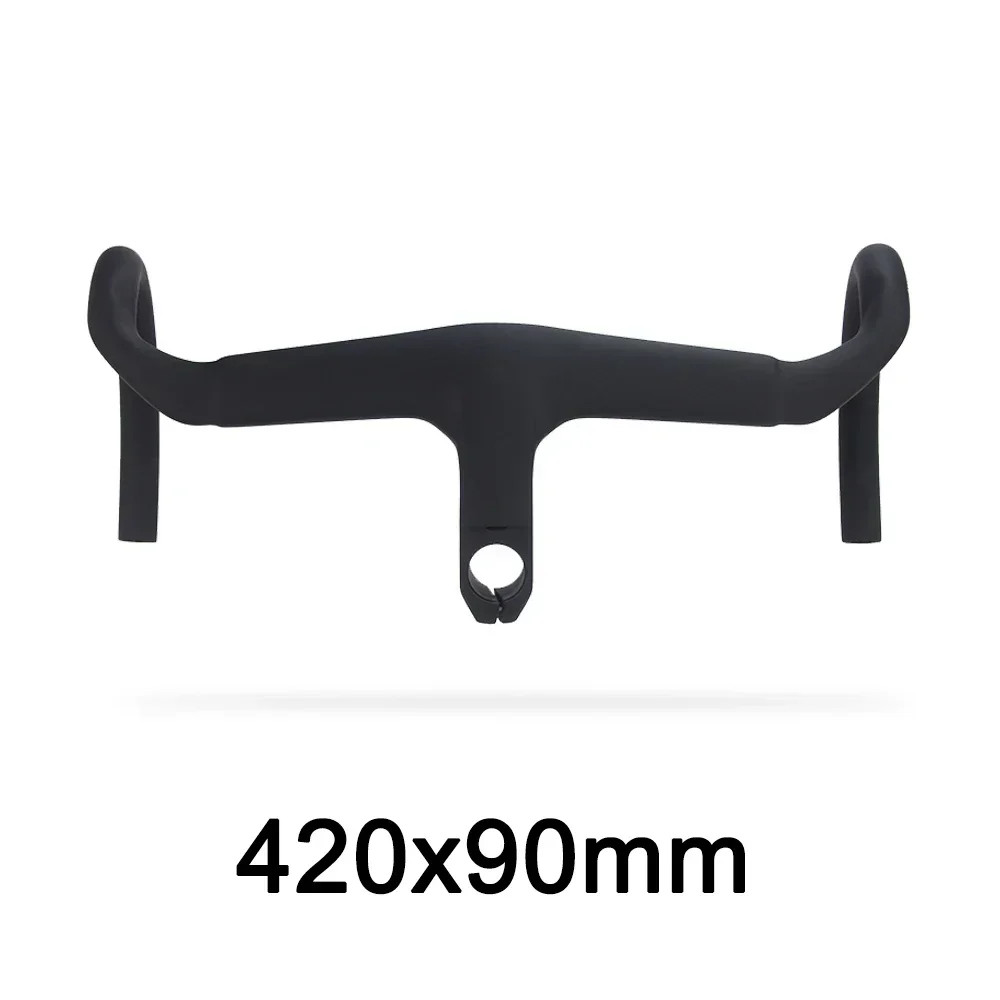80-110mm Width Road Bicycle Carbon Handlebar Matte Internal Cable Di2 Drop Bar
