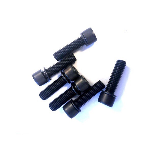 SIX REPLACEMENT STEM BOLTS W/WASHERS FOR OEM STEMS SMALL HEAD BOLTS SUNDAY OD