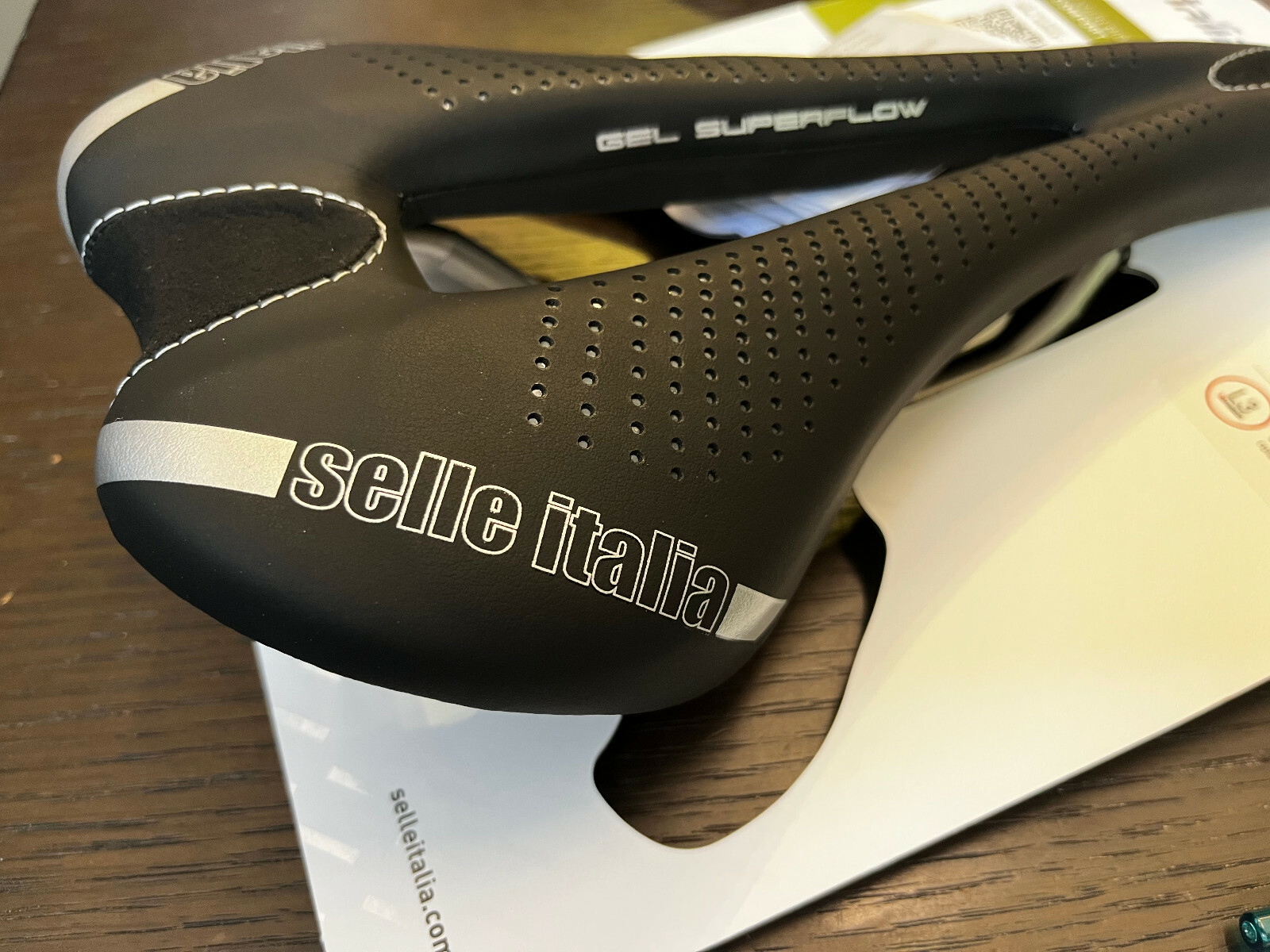 Selle Italia Max SLR Gel Superflow 145x275mm L3 Ti316 Rail Road Saddle (Black)