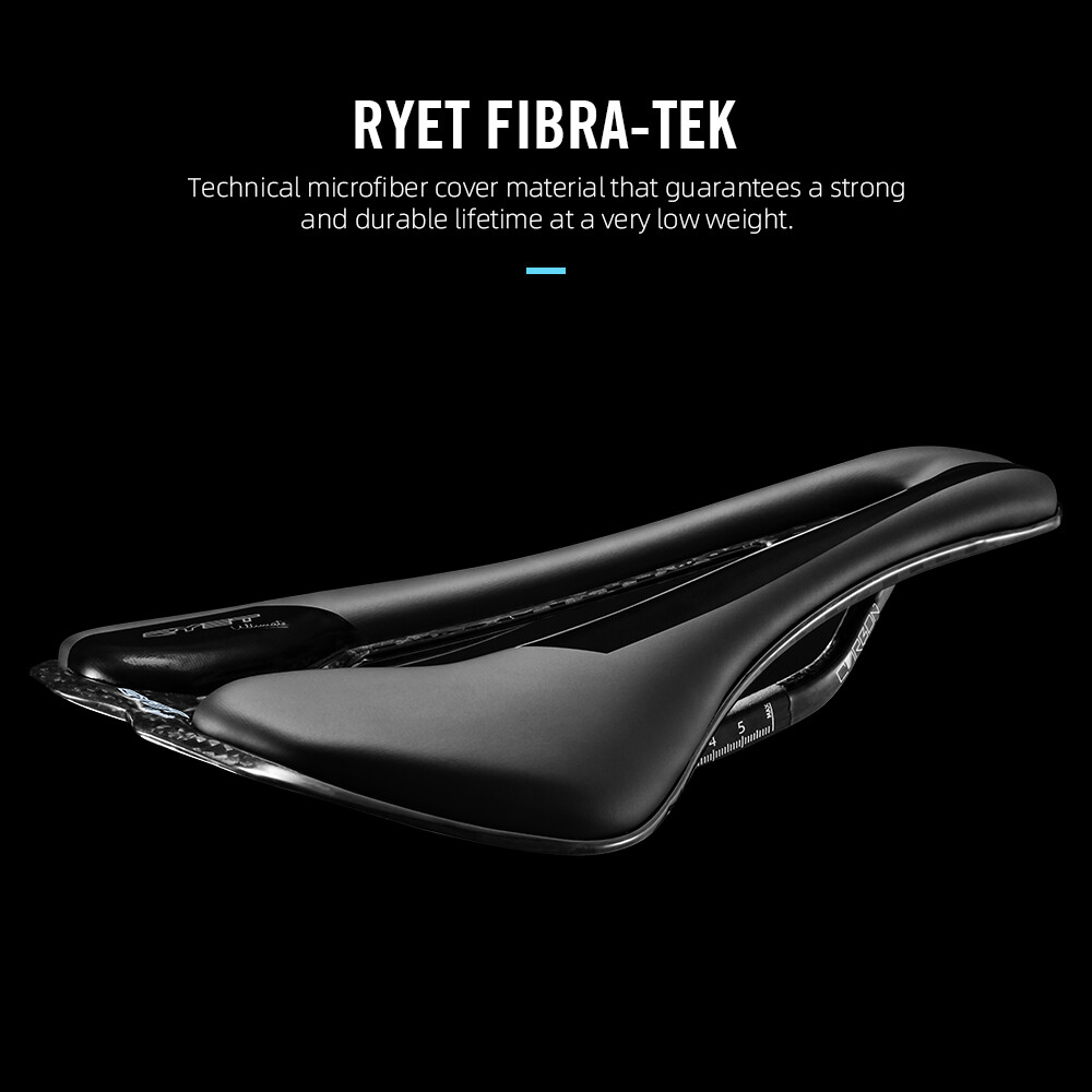 Carbon 3D Printed Bike Saddle 255 x 143 mm EVA Road Mountain Seat Cushion 7x9mm