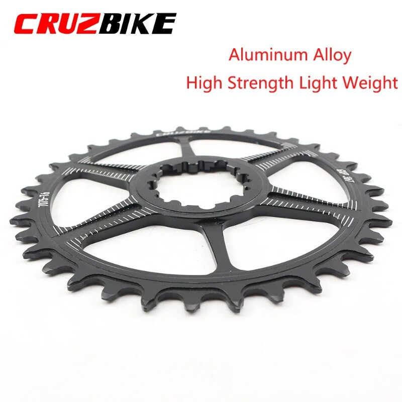 Mountain Bike Round Chainring 32T/34T/36T/38T Crown Bicycle Single Chainwheel