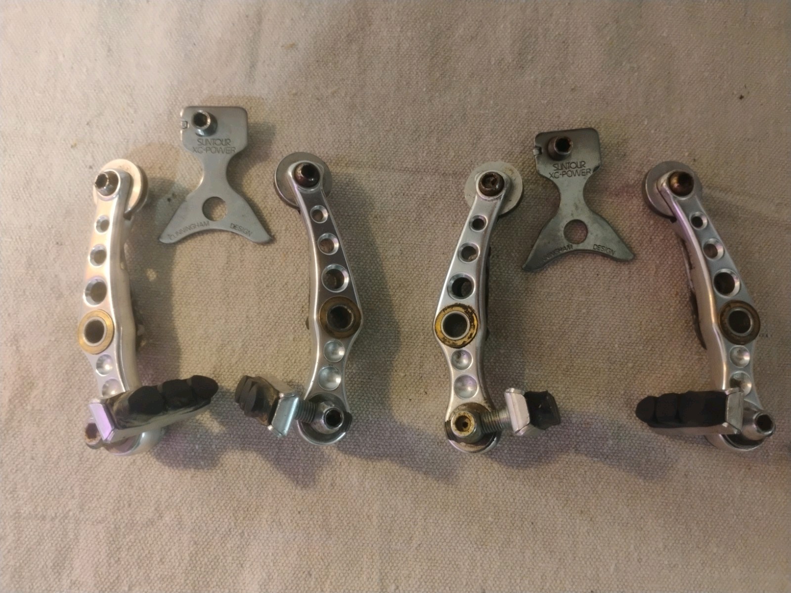 Vintage Suntour XC-Power Cunningham Design Roller Cam Brake Calipers Japan Made
