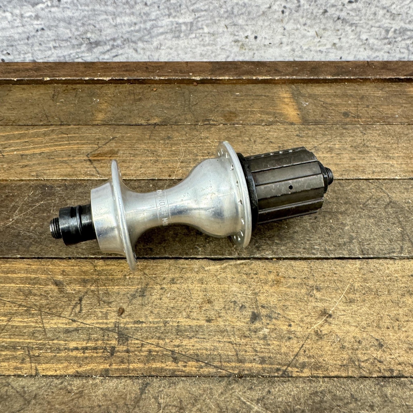 Vintage Campagnolo Rear Hub 32H 130 Mm QR Campy Freehub Silver Italy