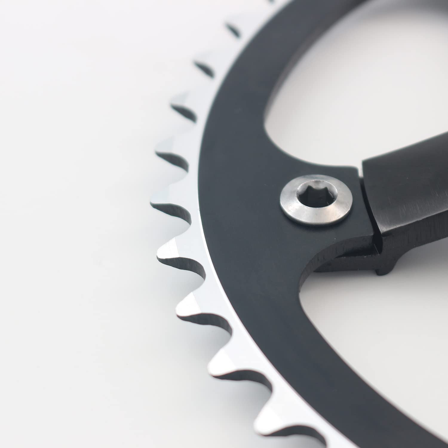 Urban Folding Bicycle Crankset Single Tooth Disc Chainring Wheel Crank Set