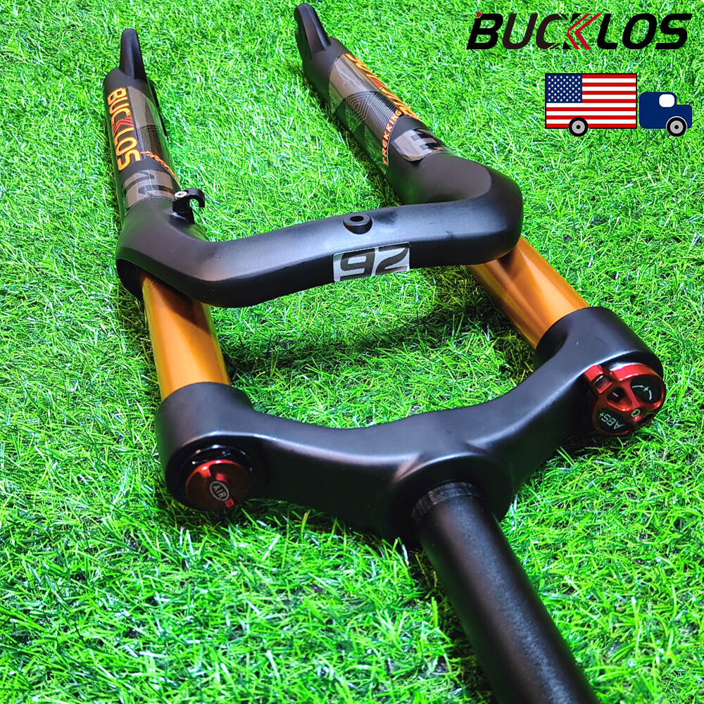 26″ Fat Bike Air Suspension Fork 4.0 Tire MTB/Beach/Snow Bicycle 1-1/8 Fork Disc