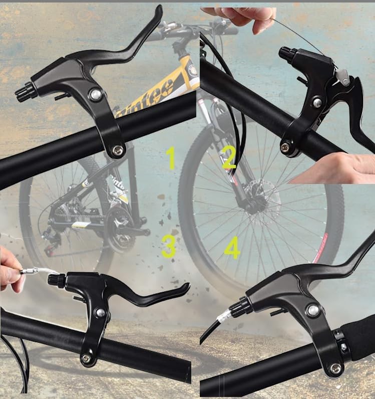 Universal Bicycle Brake Lever Handle Set for Mountain and Road Bikes