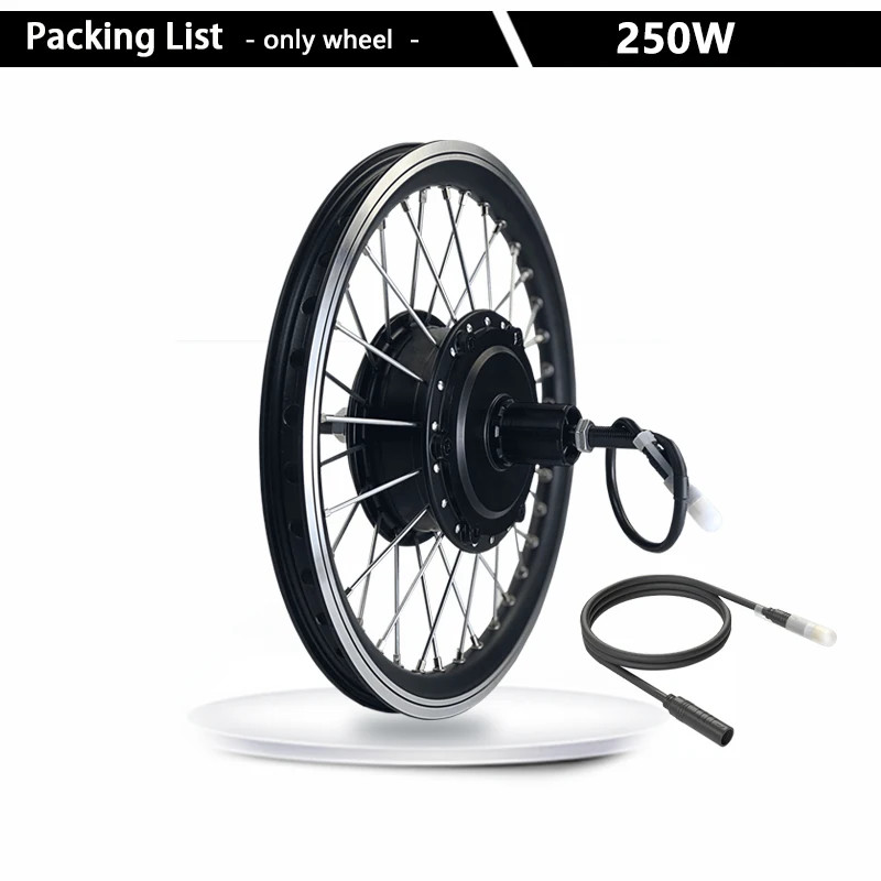 Electric Bicycle Conversion Kit 36V 48V 250W Rear Cassette for E-Bike Hub Motor