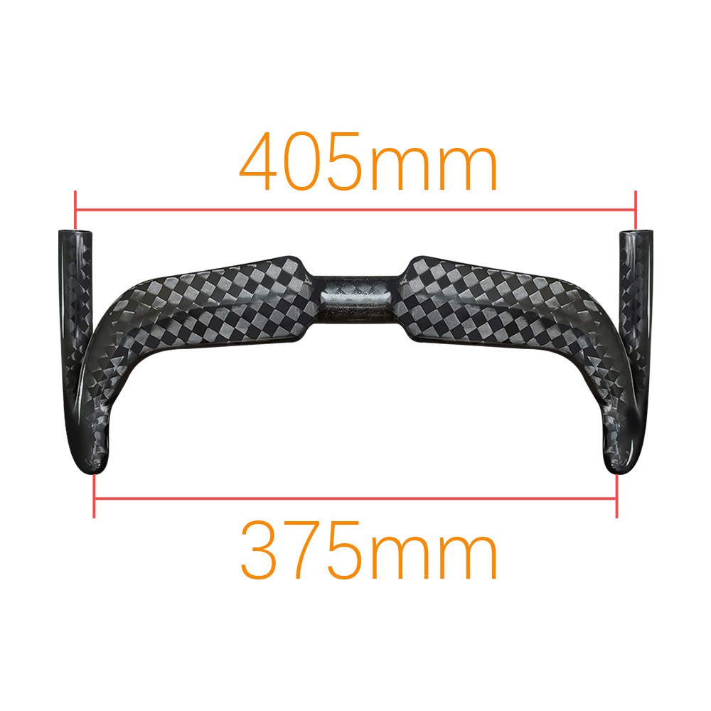 Track Bike Carbon Handlebar Sprint Match Bent Fixed Bicycle Handle Drop Bar