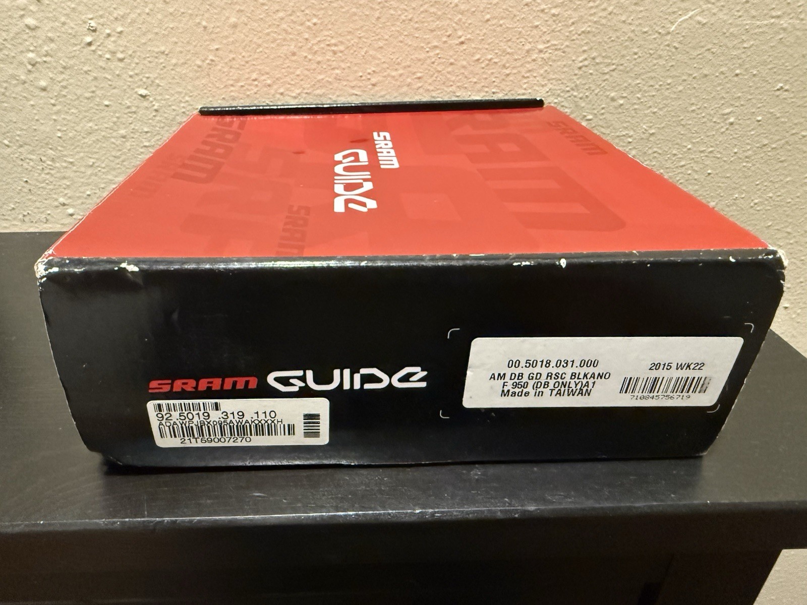 SRAM Guide RSC Front 950 mm w/Clamp Black For Disc Brake Only No Rotor New