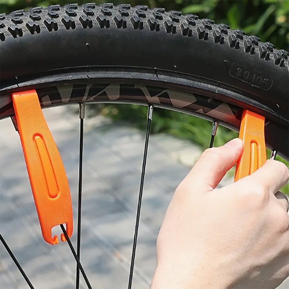 Bicycle Orange Tire Levers – 3 Pack – Heavy Duty Nylon – Won’t Scratch Wheels