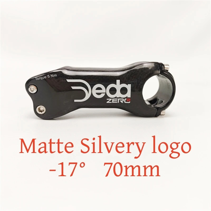 Carbon Fiber MTB Road Bicycle Stem 6/17 Degrees 31.8 * 60-120mm Bicycle Parts