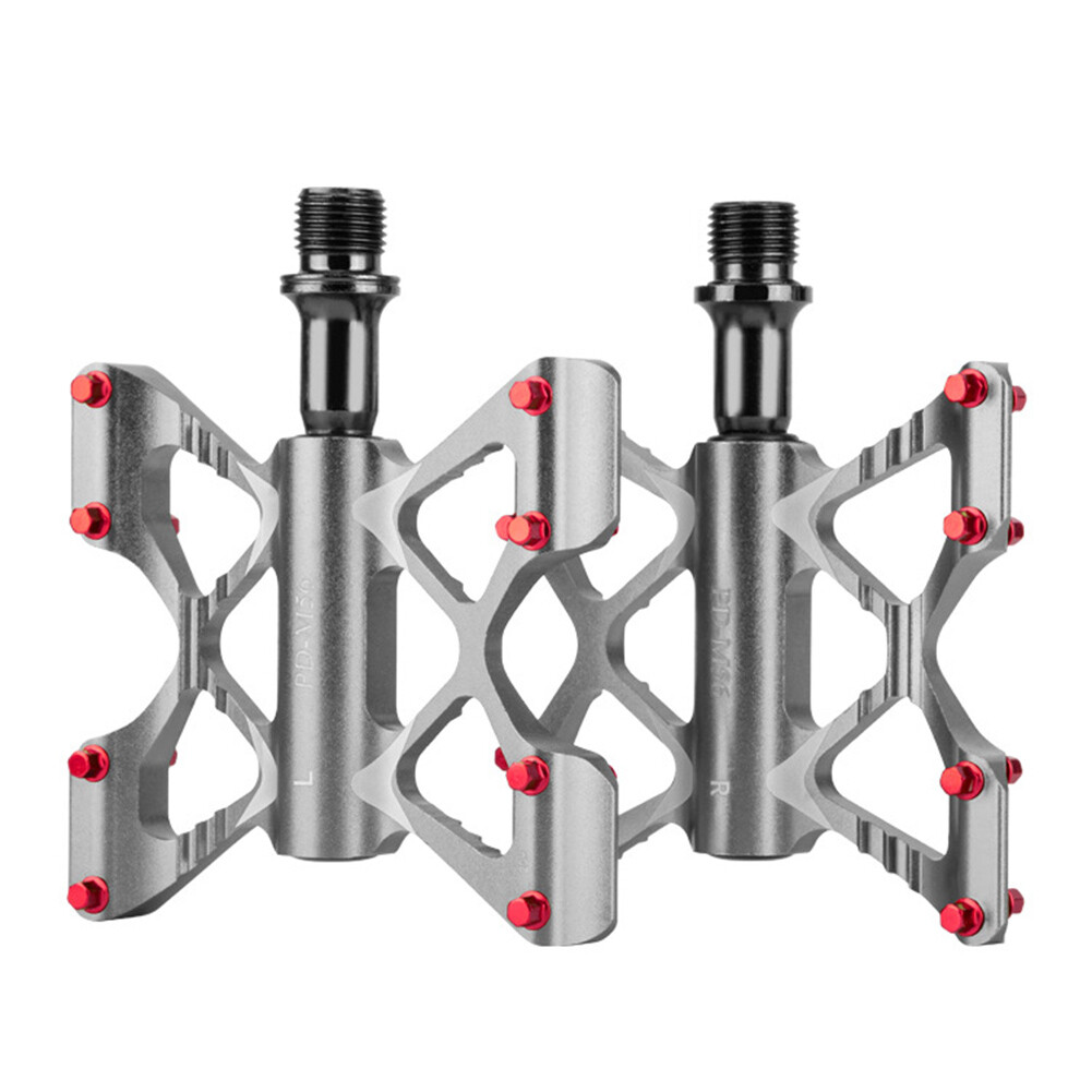 Promend MTB Road Bike Ultralight Aluminum Pedals Bicycle Flat Pedal 3 Bearings