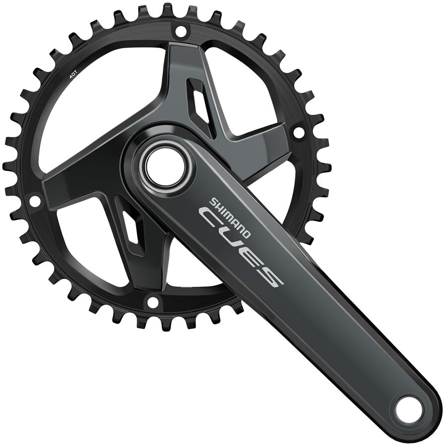 Shimano CUES FC-U8000-1 Crankset – 170mm, 9/10/11-Speed, 40t, Asymmetric 96