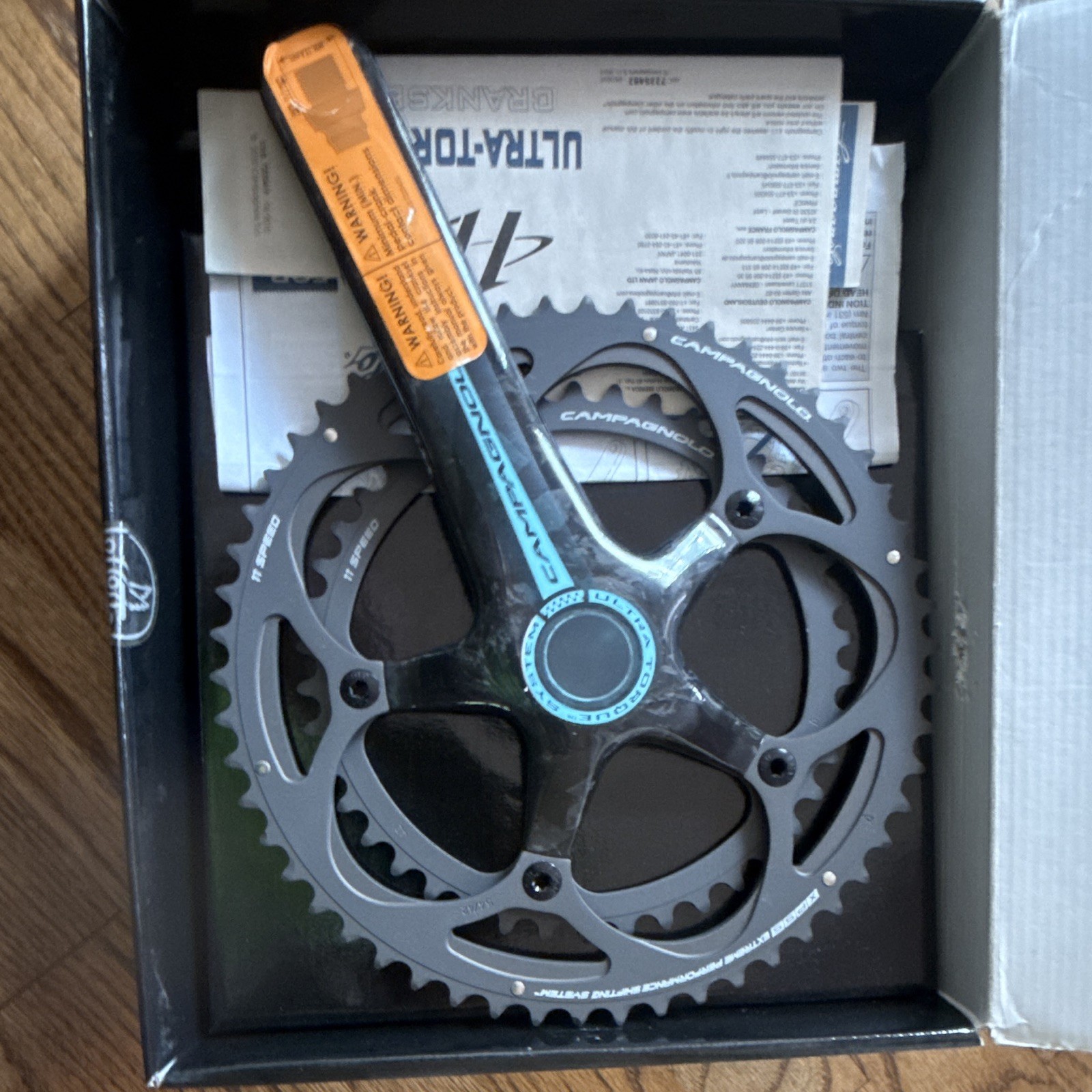 Campagnolo Chorus Ultra-Torque Carbon Road Crankset 172.5mm 42-54 Double