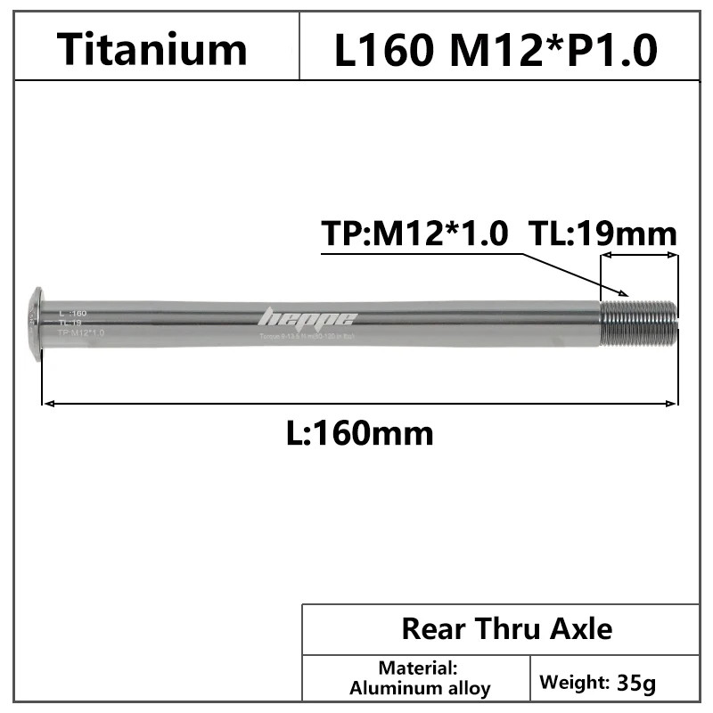 Titanium Bike Thru Axle 12×100 12×110 12×142 12×148 MTB Road Bicycle Skewer