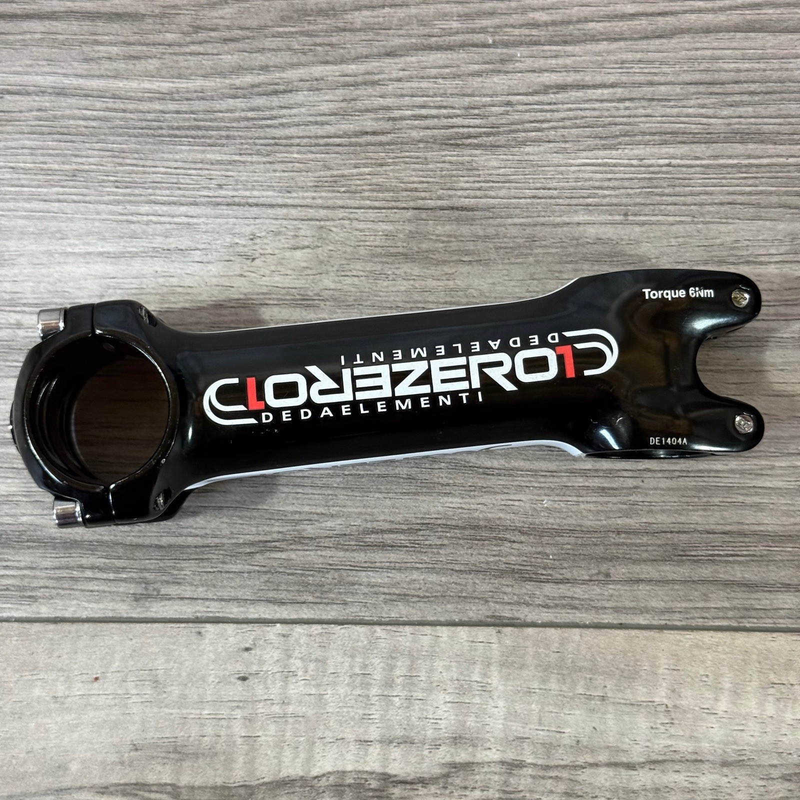 Deda Elementi Zero 1 Road Stem 120mm 1 1/8 31.8 8 Degree Gloss Black CLEAN