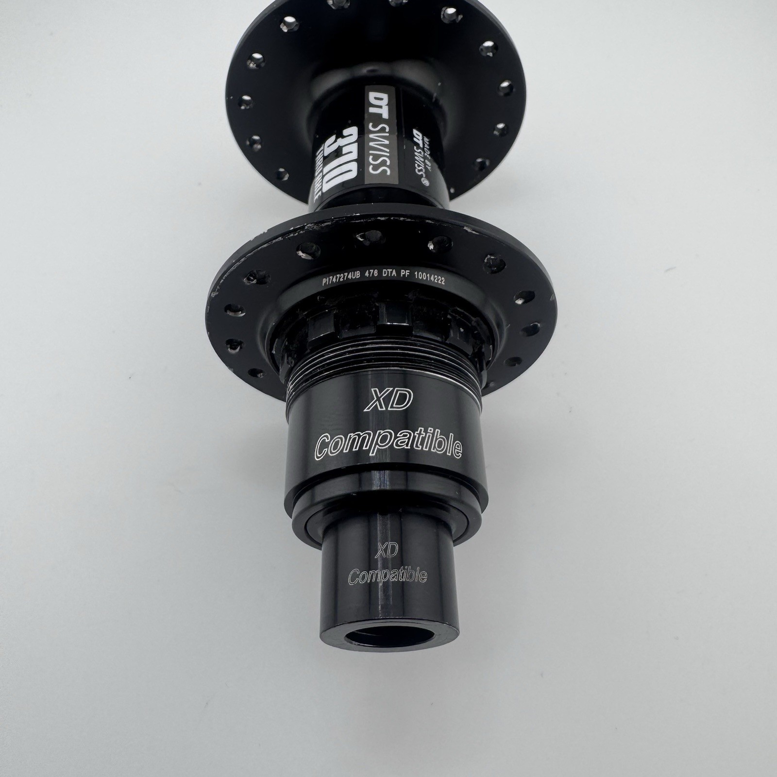 DT Swiss 370 Rear Hub SRAM XD 12×148 32H 6-Bolt Disc Black 476g