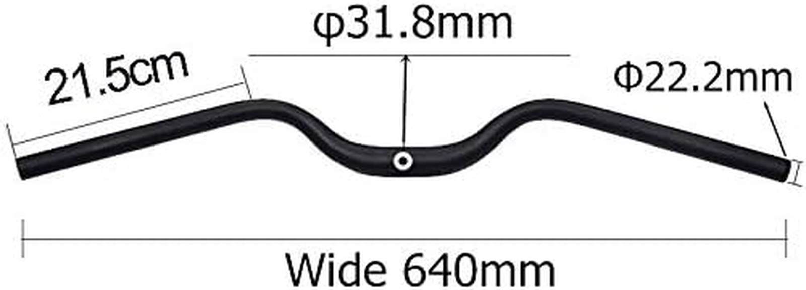 UPANBIKE Urban Road Bike Bicycle Retro Handlebar 31.8Mm Moustache Shape Wide 640