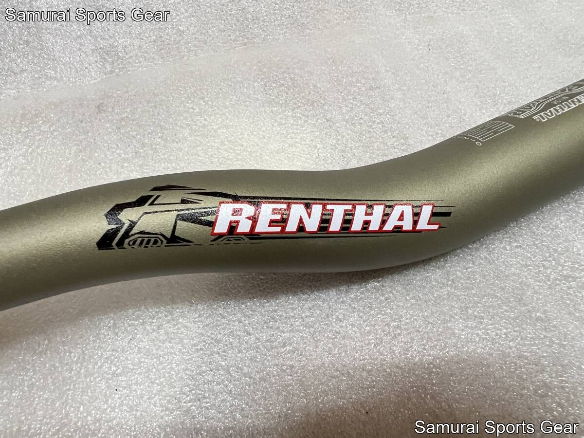Renthal Fatbar 35 Riser Bar 800mm Gold New Aluminum