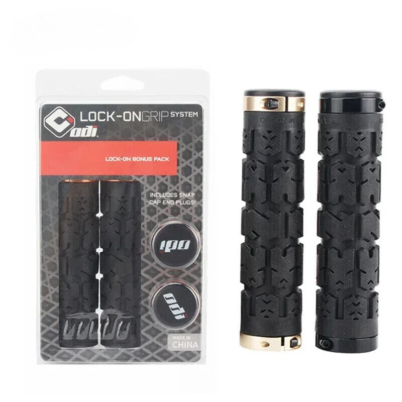 Bicycle Handlebar Cuffs Lock on Grips Shockproof MTB Handle Cover Grip Anti-Skid