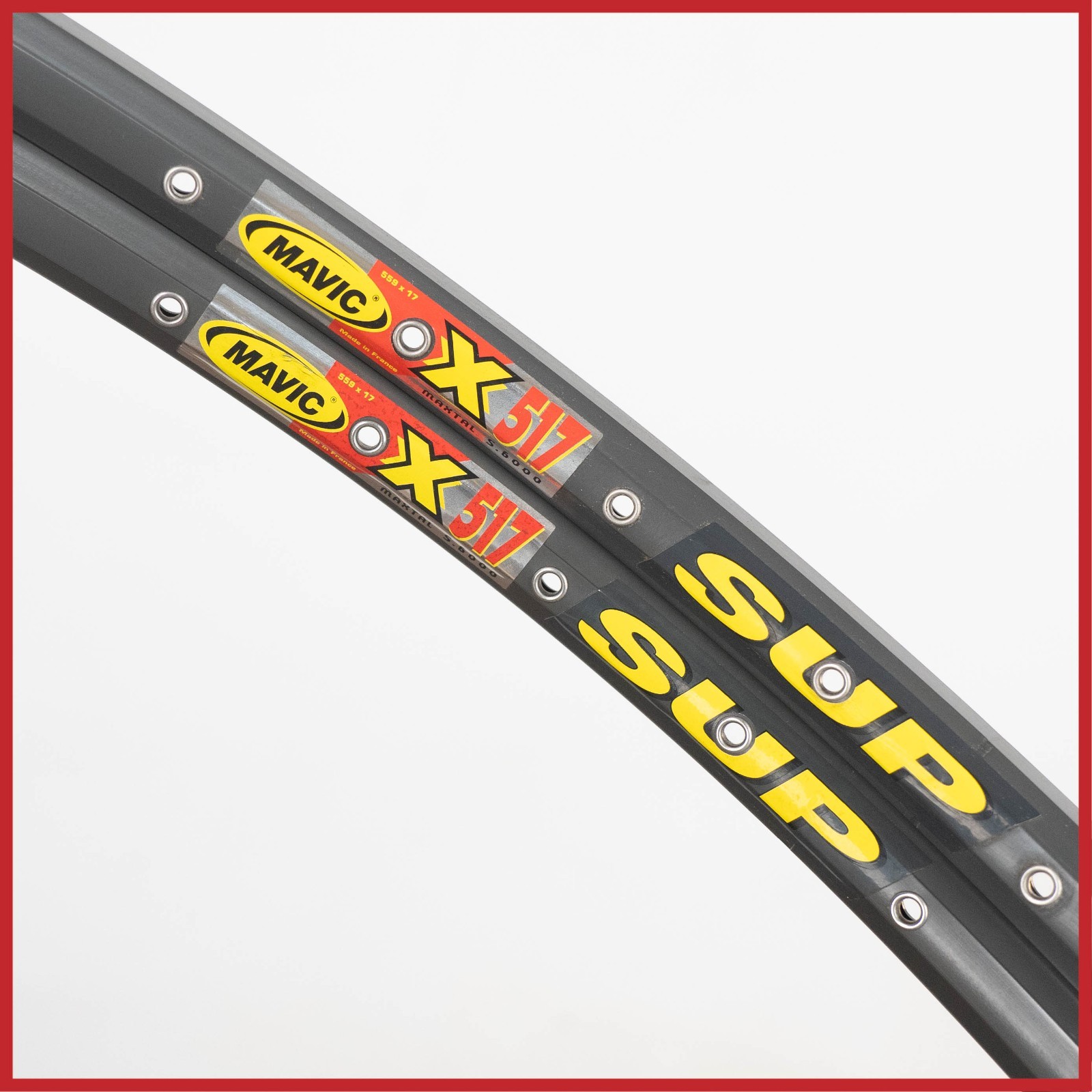 NOS MAVIC X517 SUP CLINCHER RIMS 26″ 32H VINTAGE MTB MOUNTAIN BIKE DARK