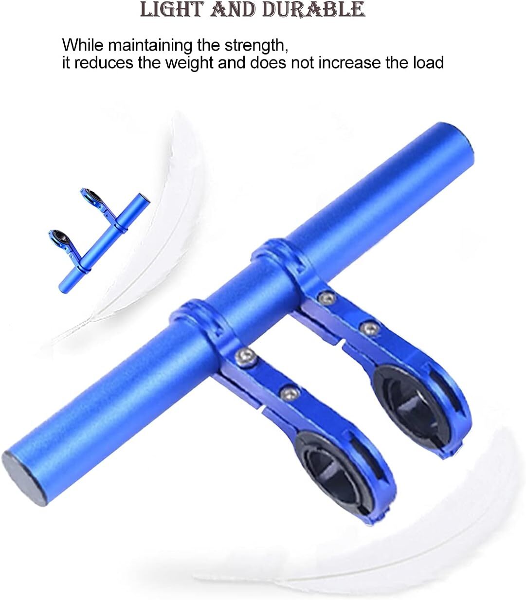 Bike Handlebar Extender Bicycle Bar Extension Mount Headlight GPS Holder Bracket
