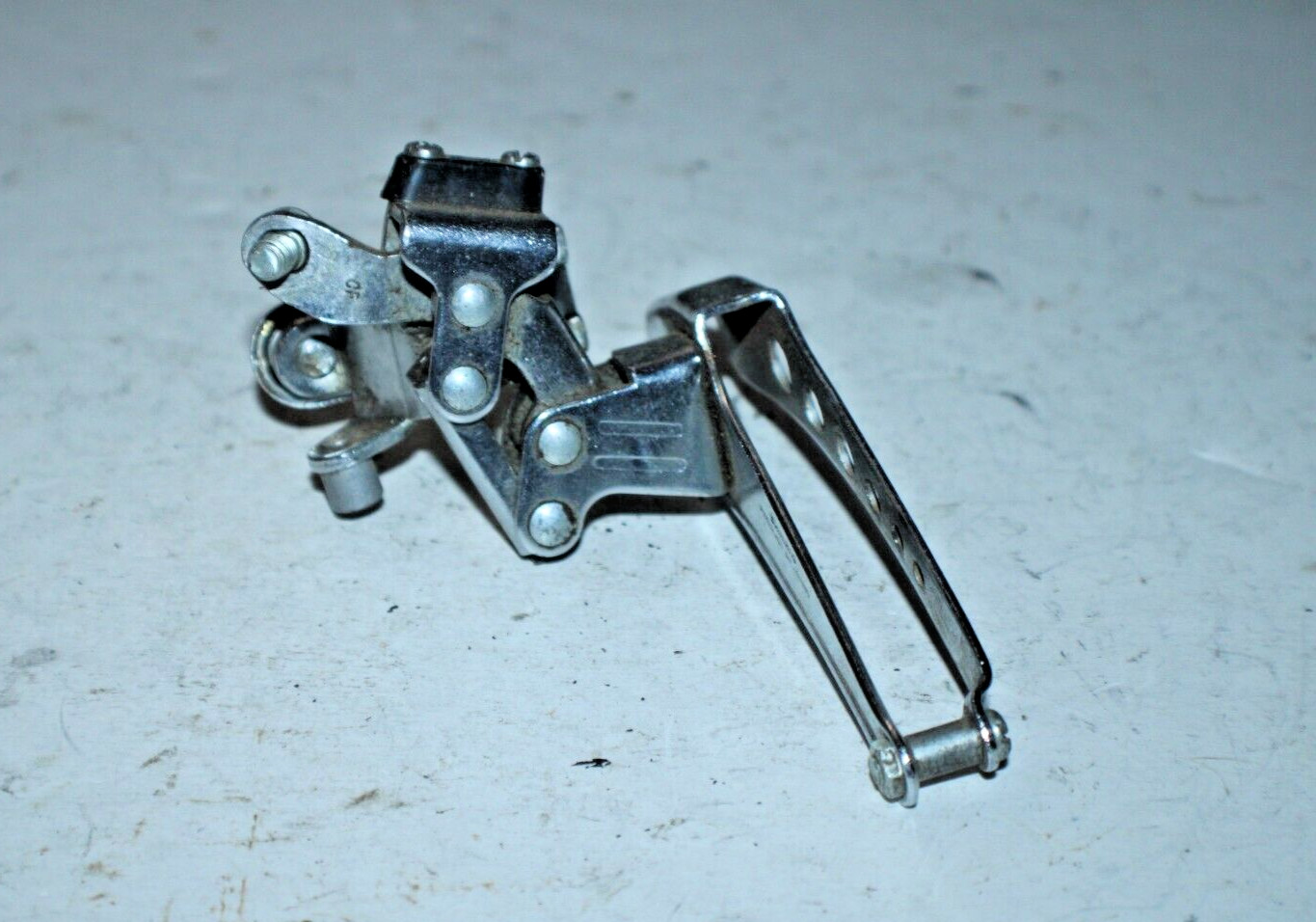 Shimano Thunder Bird II Vintage Double Front Derailleur 25.4mm Silver Ships USA!