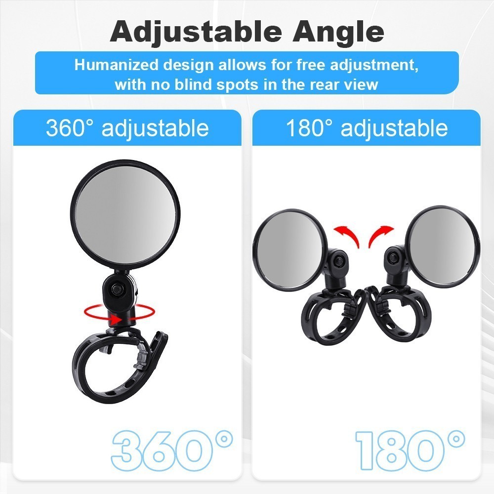 Ebike Magic Bicycle Rear View Mirror Fully Adjustable Rearview – Left OR Right