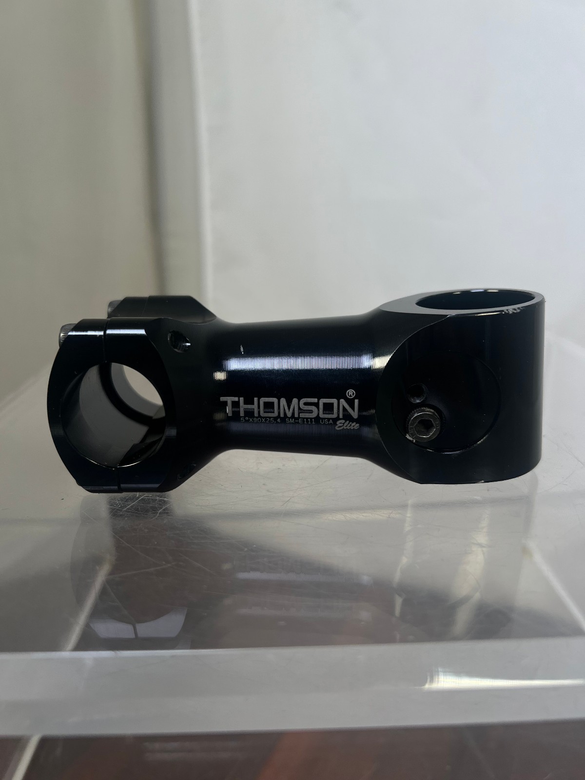 Thomson Elite Threadless Bicycle Stem SM-E111 90mm 25.4mm 5° Rise 1-1/8” Black