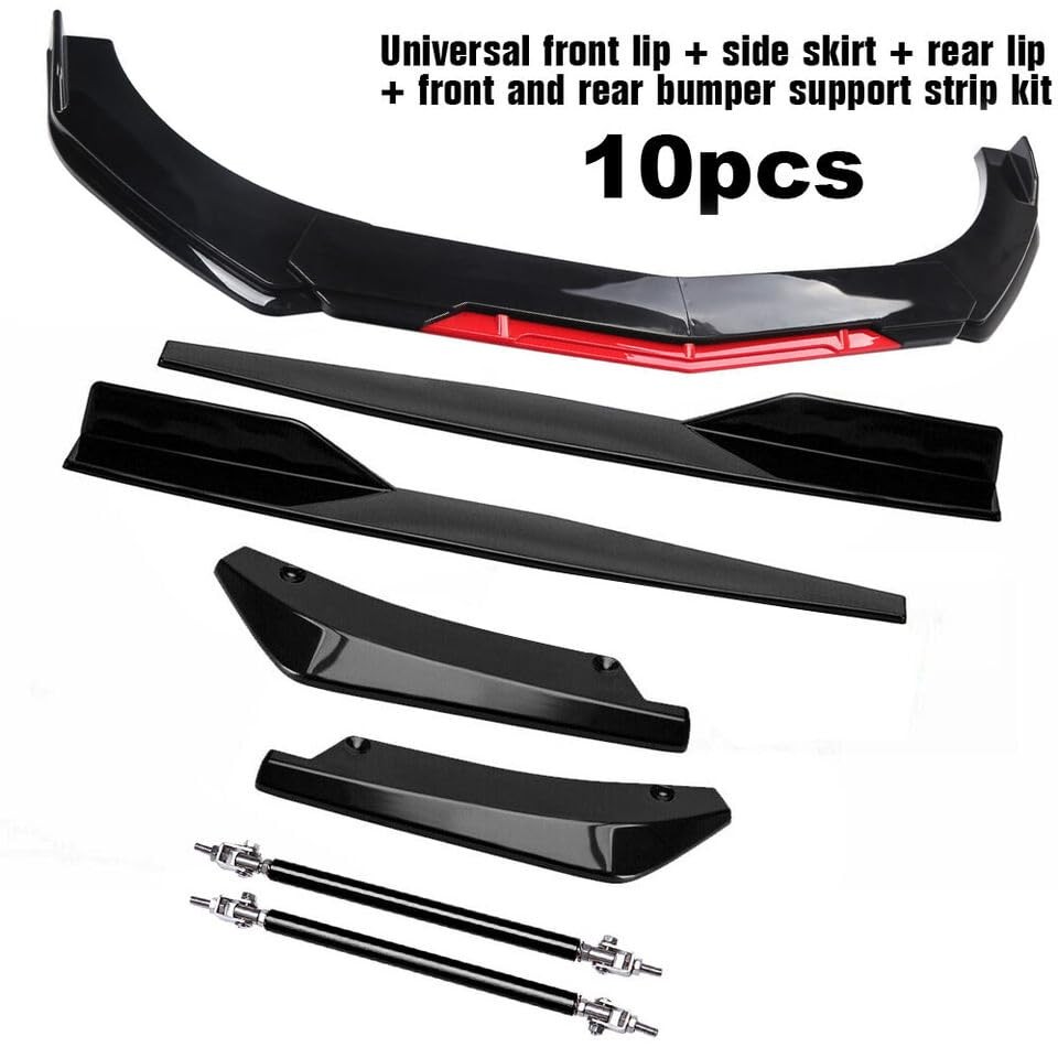 Gloss Black Bumper Lip Spoiler Splitter Fits 1997-2002 2010-2021 Chevy