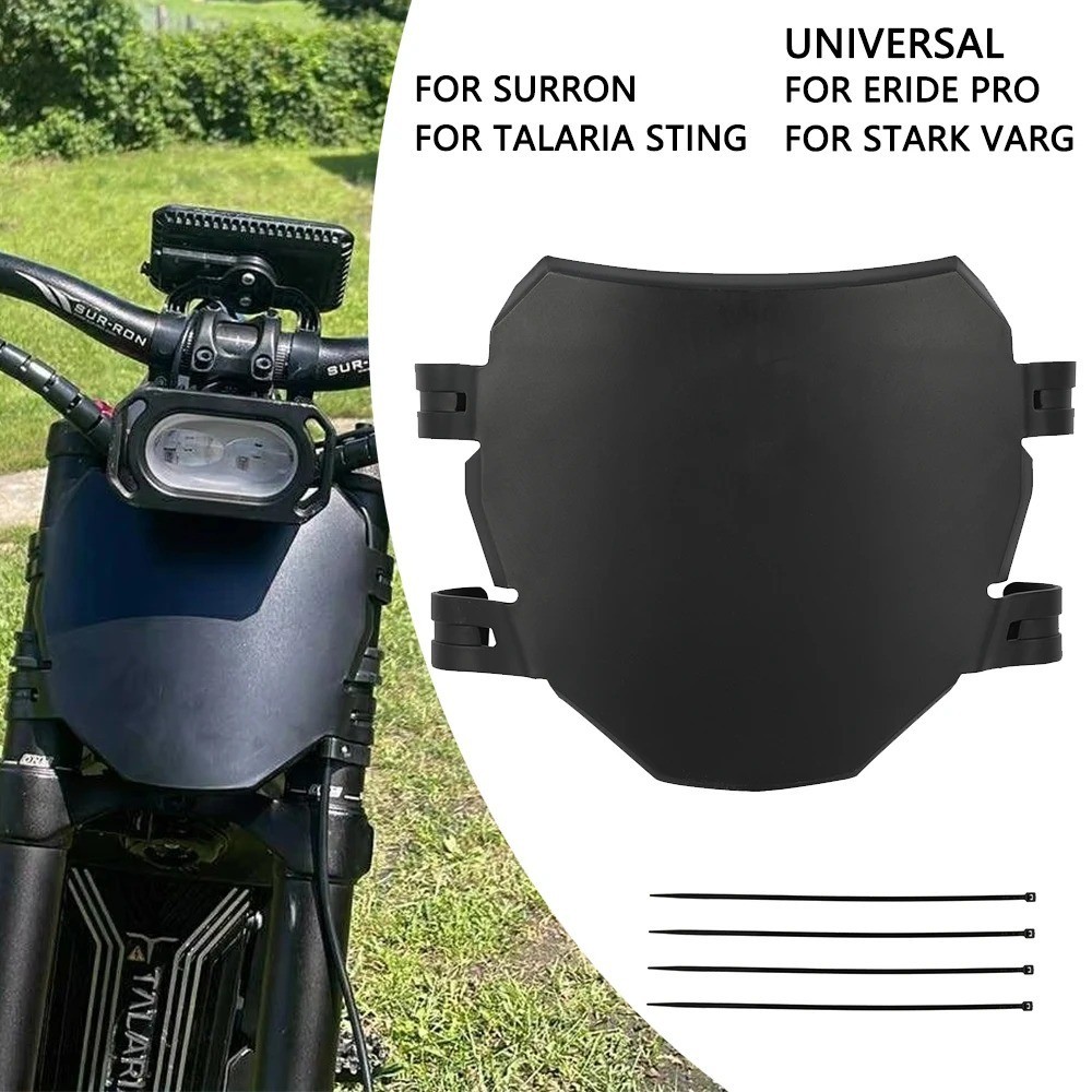 ODI Black Number Plate With Zip Ties For Downhill MTB’s EBikes Surrons