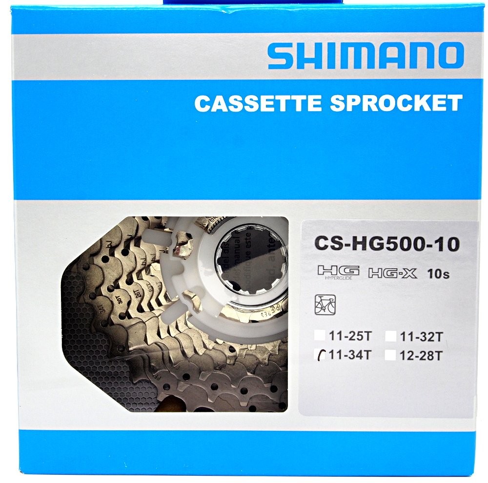 SHIMANO Tiagra CS-HG500-10 Road Bike 10 speed Cassette 11-34T