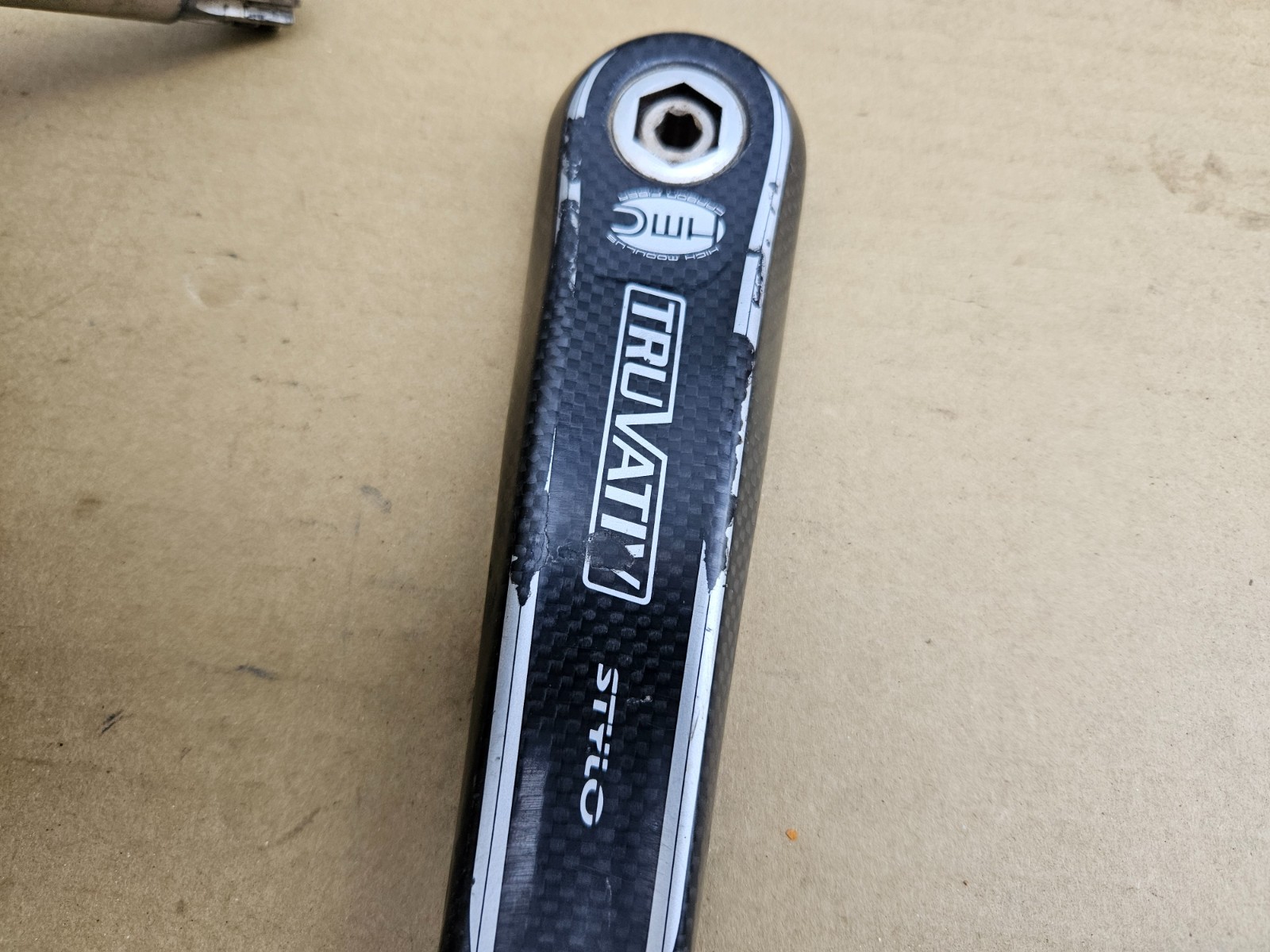Truvativ Stylo Carbon Fiber Triple Mountain Bike Crankset 175mm 44/32/22 GXP